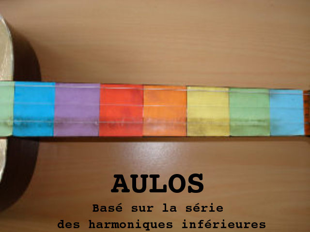 AULOS Bas� sur la s�rie des harmoniques inf�rieures (guitare classique)