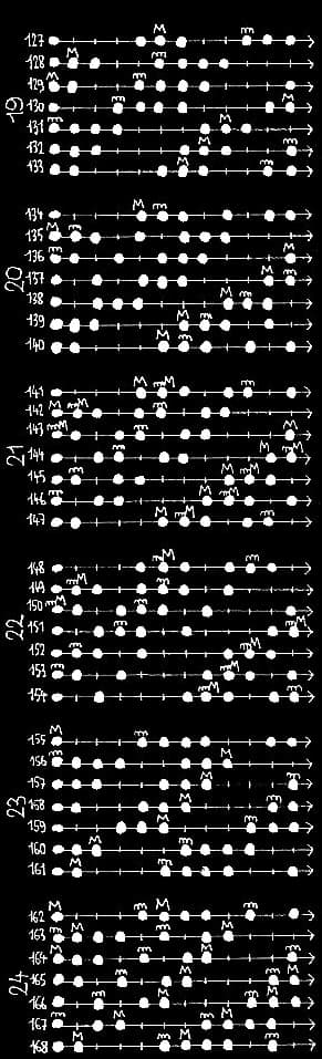 les 462 modes à 7 degrés