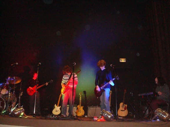 Lucas, Fabien, Mandy, J&eacute;r&eacute;my et Jean-Pierre